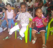 Celebración navideña para madres y niños del Distrito de Cali