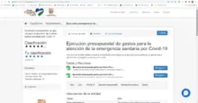 Datos abiertos del Departamento Administrativo de Hacienda - Covid 19