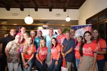 Con estrofas como “En el veintitrés, de la ciento diez” prendió la fiesta La Sonora Ponceña en la Casa de la Feria