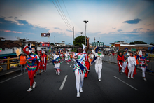 Gran participación de los Promotores de Convivencia Vial en el tradicional desfile del ‘Cali Viejo’