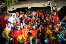 Gran participación de los Promotores de Convivencia Vial en el tradicional desfile del ‘Cali Viejo’