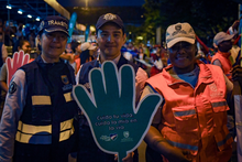 Gran participación de los Promotores de Convivencia Vial en el tradicional desfile del ‘Cali Viejo’