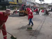 Solucionan daños en la malla vial en el centro de Cali con ‘Obras de Corazón’