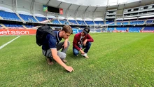 Gramilla del Pascual Guerrero está como un tapete para disputa del Suramericano Sub 20