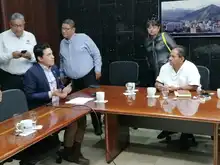 Reunión con gremio de taxistas para socializar posibles cambios al código de tránsito