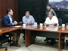 Reunión con gremio de taxistas para socializar posibles cambios al código de tránsito