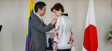 Gobierno japonés reconoce labor de la directora del Teatro Jorge Isaacs