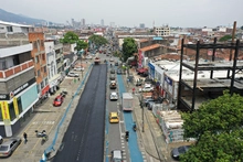 Así luce el corredor vial de la calle 9 intervenido con ‘Obras de Corazón’