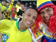 Hay una princesa que no abandona a las selecciones colombianas de fútbol  ni a sol ni a sombra