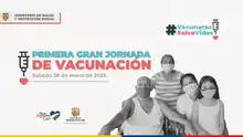 Primera gran jornada nacional de vacunación