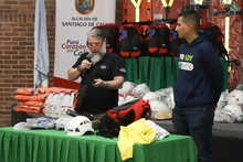 29 grupos de apoyo comunitario del Sistema de Alertas Tempranas Inteligentes y Comunitarias- SATIC ya están equipados