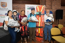 29 grupos de apoyo comunitario del Sistema de Alertas Tempranas Inteligentes y Comunitarias- SATIC ya están equipados