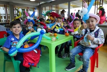 Con los niños y las niñas, la alimentación escolar también regresó a las aulas