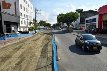 Calle 9 y carrera 1, corredores principales intervenidos con Obras de Corazón