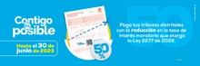 Contigo es posible - Descuento 50% junio