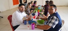 Funcionarios del Gabinete Distrital alentaron a jóvenes barristas del comedor comunitario Pal Barrio Raíces