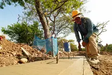 Alcalde Ospina inspeccionó avances de la obra Parque Pacífico 