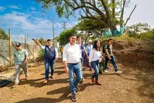 Alcalde Ospina inspeccionó avances de la obra Parque Pacífico 