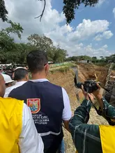Alcalde Ospina inspeccionó avances de la obra Parque Pacífico 