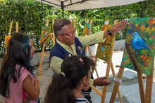 Aves y niños, protagonistas en la feria de negocios verdes