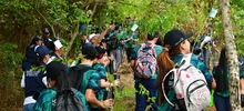 Becarios de Todas y Todos a Estudiar iniciaron la siembra de 7.000 árboles en el Bosque de los Estudiantes