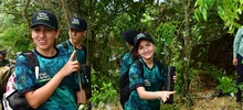 Becarios de Todas y Todos a Estudiar iniciaron la siembra de 7.000 árboles en el Bosque de los Estudiantes