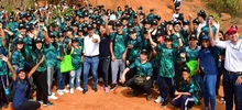 Becarios de Todas y Todos a Estudiar iniciaron la siembra de 7.000 árboles en el Bosque de los Estudiantes