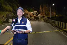 Por derrumbe, la Vía al Mar estará cerrada hasta cuando se realice la intervención estructural por parte de Invías