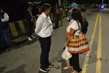 Vía al mar permanece cerrada a la altura de la "vuelta del cerezo"