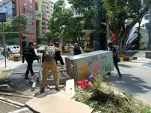 Operativos de recuperación del espacio público devuelven la tranquilidad en el Parque de las Tortugas