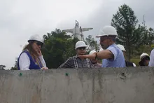 Tramo 5 de Cristo Rey ya cuenta con el 100% de los muros de contención