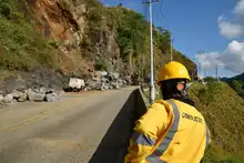 Las rocas caídas cerca de la curva del Cerezo serían retirados en su totalidad 