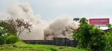 La implosión de la antigua planta de Bavaria abre paso a la renovación urbana del centro de Cali.