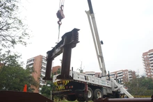 Estructura metálica del Proyecto Integral Cristo Rey ya está siendo instalada en el tramo 2