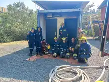 Bomberos por un Día: periodistas vistieron trajes de los “héroes sin capa”