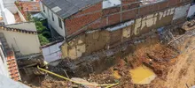 Suspenden obra tras colapso de estructura en el barrio Juanambú 