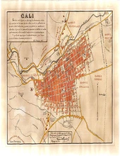 Mapa Santiago de Cali
