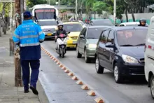 Más de mil comparendos por invasión a carriles exclusivos, durante primeros dos meses de 2023