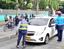 Más de mil comparendos por invasión a carriles exclusivos, durante primeros dos meses de 2023