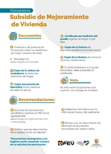 CONVOCATORIA SUBSIDIO MEJORAMIENTO DOCUMENTOS 