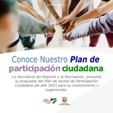 Banner Plan de Trabajo de Participación Ciudadana