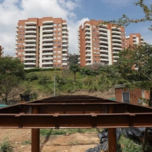 Así avanza la cimentación del ‘Puente verde’ sobre la Circunvalar