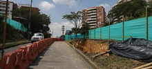 Así avanza la cimentación del ‘Puente verde’ sobre la Circunvalar