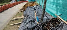 Así avanza la cimentación del ‘Puente verde’ sobre la Circunvalar
