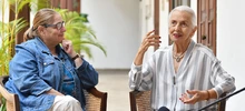 Amparo Sinisterra de Carvajal y Mariana Garcés no solo respiran cultura, también la construyen