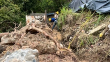 Infraestructura construye muro de contención en Los Guayabales para mitigar riesgos