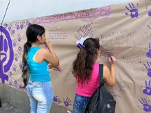 Homenaje a las mujeres víctimas del conflicto armado