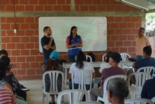 Socialización del tramo IV del Proyecto Integral Cristo Rey con la comunidad de la vereda Pilas del Cabuyal