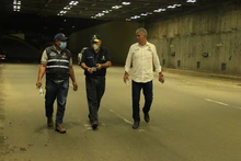 Una tonelada residuos sólidos se recogió en el túnel mundialista
