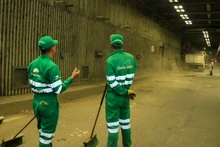 Una tonelada residuos sólidos se recogió en el túnel mundialista